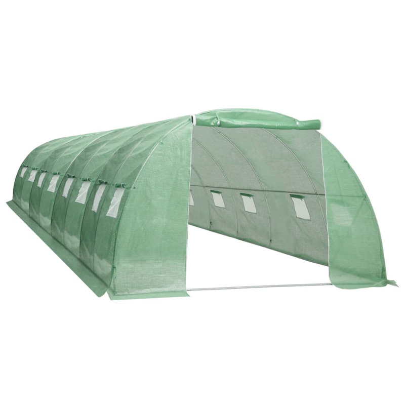314.4' W x 157.2' D Hobby Greenhouse, 79.2" H x 157.2" W x 314.4" D