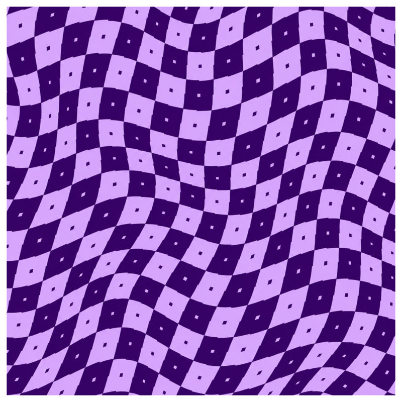 Rideaux et voilages mauves à carreaux mauves, 50" x 92" - 1 Panel, Sheer