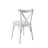 Bohlman Elegant Extendable Dining Table & Chairs Set (4 Pieces), White, 47.2 x 29.9 x 29.5 inches (Open: 60.2 x 29.5 x 29.5 inches) | 100% Melamine Coated Particle Board, 100% Leatherette Chairs | Durable Beech Wood Legs, Perfect for Family Gatherings