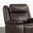 Zero Wall Genuine Leather Power Recliner With Power Headrest-2126417775