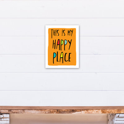Daisie My Happy Place Rectangle Art