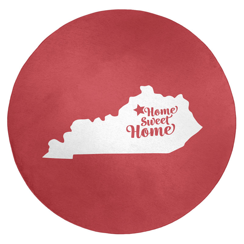 Chenille Indoor Rug, Round 5'