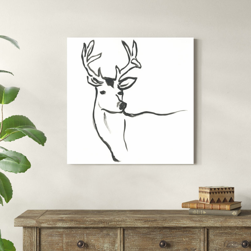 Minimal cerf I, H 30 po x l 30 po