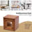 Solid Wood Nesting Tables (Set of 3)-341069007