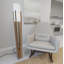 Dacee 135cm Cerused/Limed Column Floor Lamp