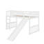 Lit mezzanine simple avec glissoire et échelle-1841651218