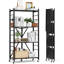 71.1cm W Steel Shelving Unit with Wheels