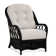 Chaise avec accoudoirs en rotin Everglade