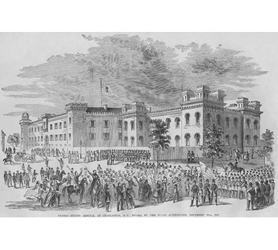 Us arsenal à charleston sc avant qu’elle ne saisie par l’état-impression d’art graphique