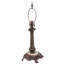 Lampe de table brune 25 po