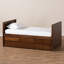 Lit de jour simple avec couchette Keighly-391343325