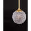 1 - Light Brushed Gold Sphere Pendant