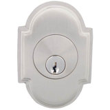#8 Single Cylinder Deadbolt For 1-3/8" To 2-1/8" Door Polished Chrome Finish