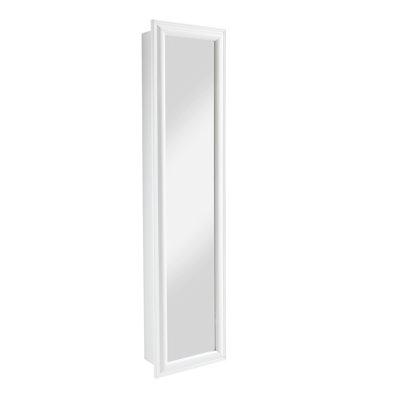 Particle Wood Flat Wall Mirror