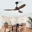 Ventilateur de plafond moderne avec lumière, avec 3 pales en plastique ABS, télécommande, moteur à courant continu réversible et éclairage à DEL à intensité variable-2095535068-2095535057-2095535071