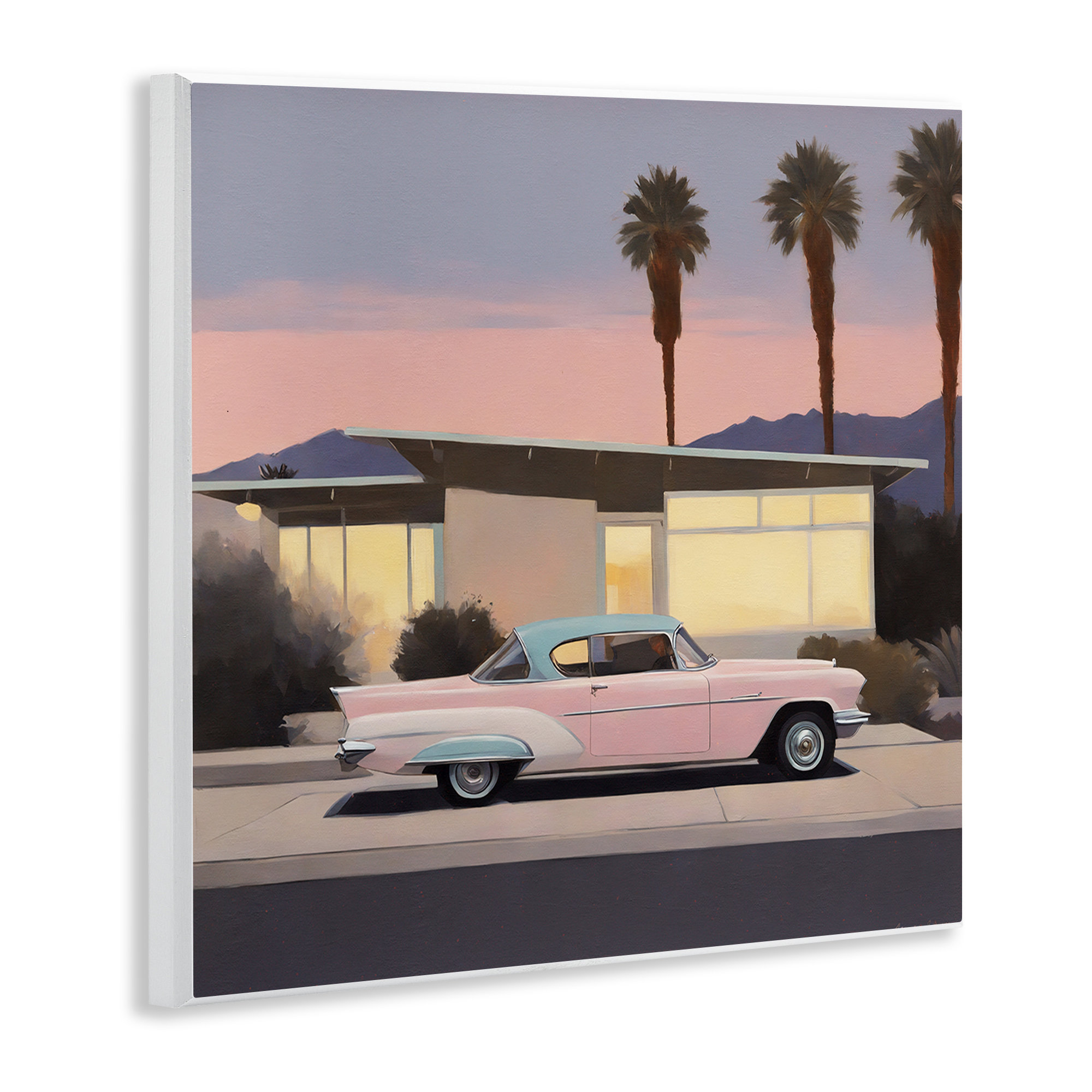 Dakota Fields California Classic Car Wall Plaque Art by Noah Bay