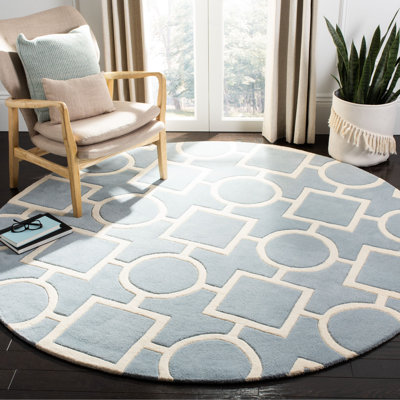 Teresita Hand Tufted Wool Geometric Rug
