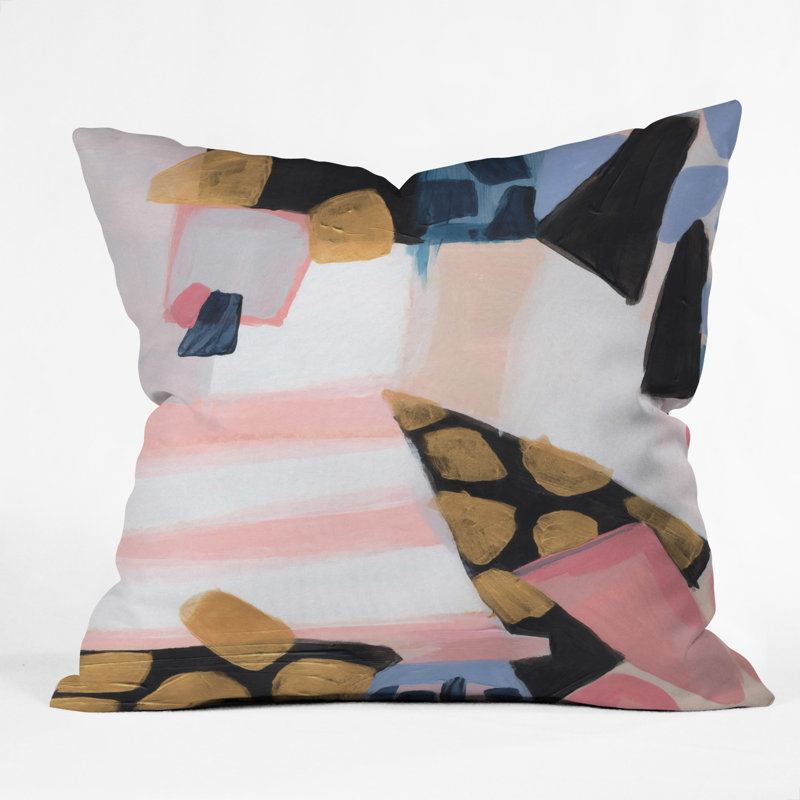 Coussin intérieur / extérieur Laura Fedorowicz Is It That Easy, 16 po x 1 po