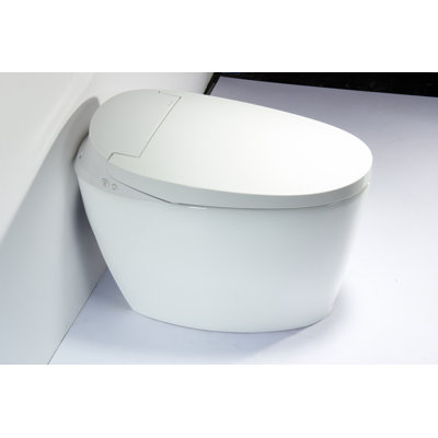 MEDUNJESS 1.28 Gallons GPF Upgraded Smart Toilet With Auto Lid, Heated Seat, Night Light, Auto Flushing