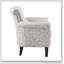 Fauteuil club à dossier étroit Brooke
