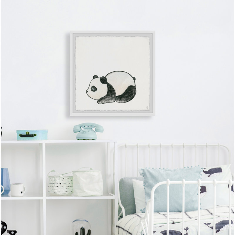 «Florencio Sleepy Panda», reproduction encadrée, H 12 po x l 12 po x P 1,5 po