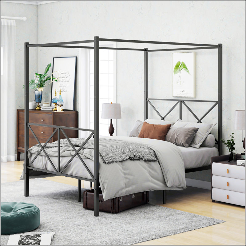 Metal Canopy Bed Frame