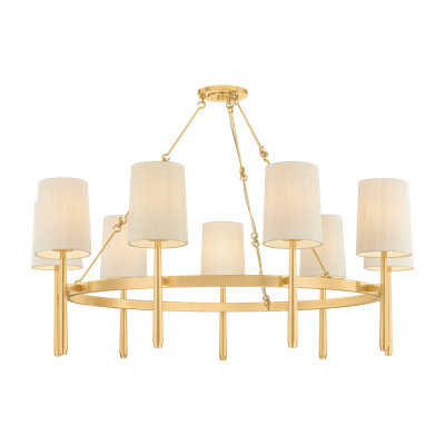 Lustre Bridgeton en laiton vieilli