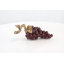 Cole And Grey Polystone Grape Fruit Decorative Sculpture With Gold Stem