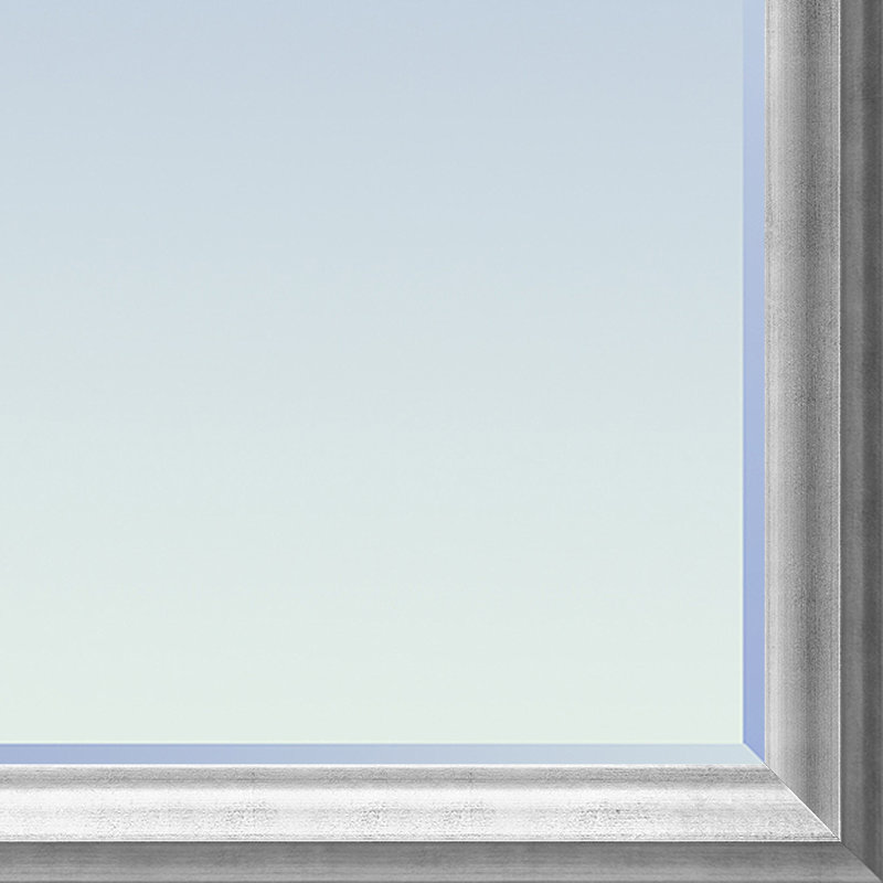 Makaylla Rectangle Wall Mirror, 20" x 30", Silver