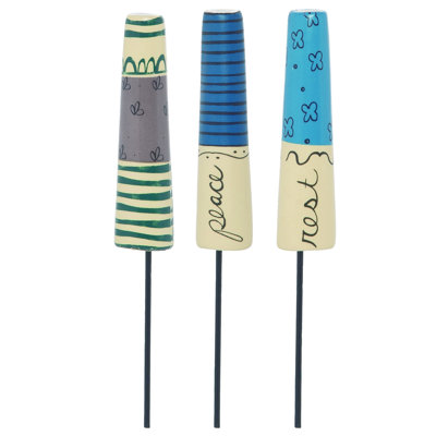  Ceramic Rest Easy Dragonfly Perch Set of 3 Spring Home Decorations