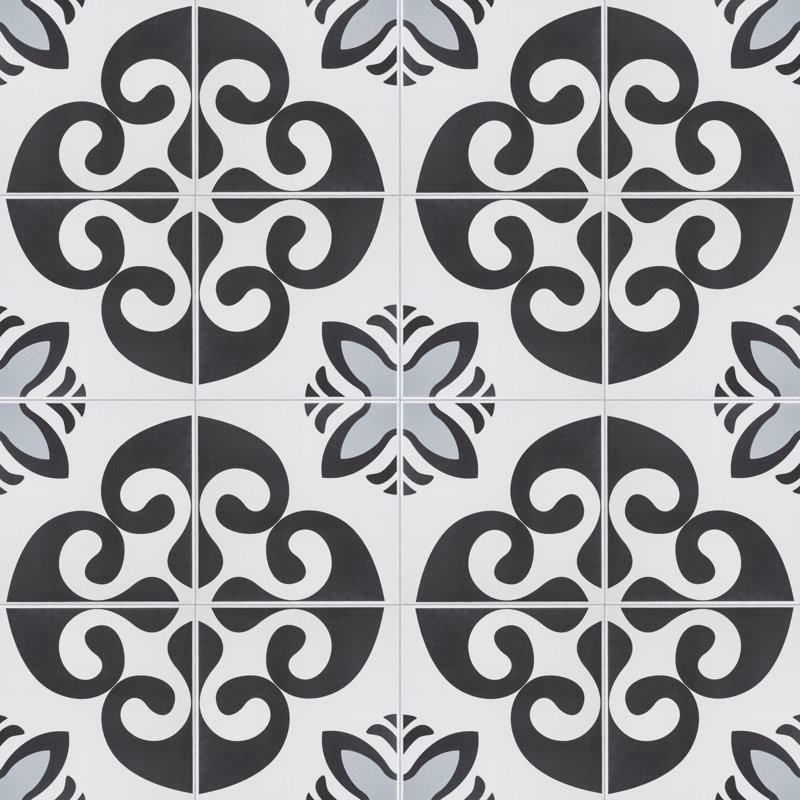 Tierra 8" x 8" Ceramic Spanish Wall & Floor Tile