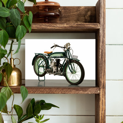 1925 D.F.R 250Cc Motorcycle Classic Abstract Landscape Nature Wall Art