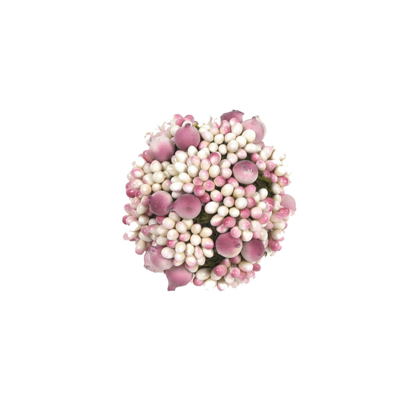 Ornement boule, H 2,75 po x l 2,75 po, Mauve clair