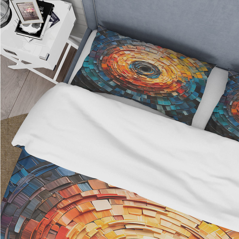 Ensemble de housse de couette Colorful, Housse de couette très grand et 2 très grandes t