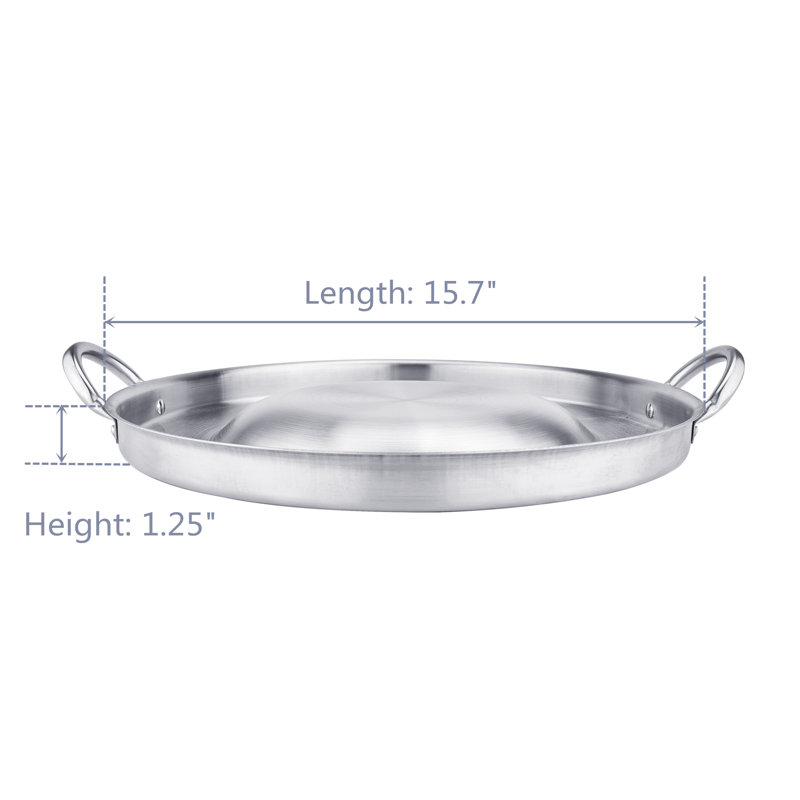 Wok en acier inoxydable 15,7 po ARC