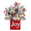 Décoration de verdure givrée avec minuterie JOY