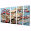 Fleurs de cerisier en fleurs sur fond bleu clair - Art mural sur toile 5 fleurs de cerisier-939272617