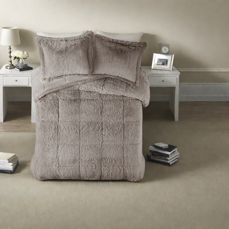 Luxurious Shaggy Fur Bedding Sets, Polyester Comforter For Home