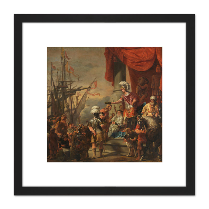 Bol Aeneas At The Court Of Latinus - Single Picture Frame Painting