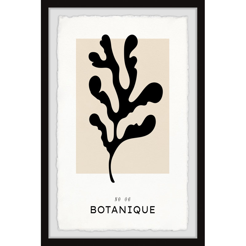«No 06 Botanique», reproduction encadrée, H 36 po x l 24 po x P 1,5 po