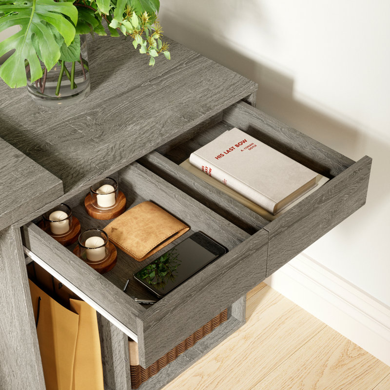 Tymika Computer Desk, Gray