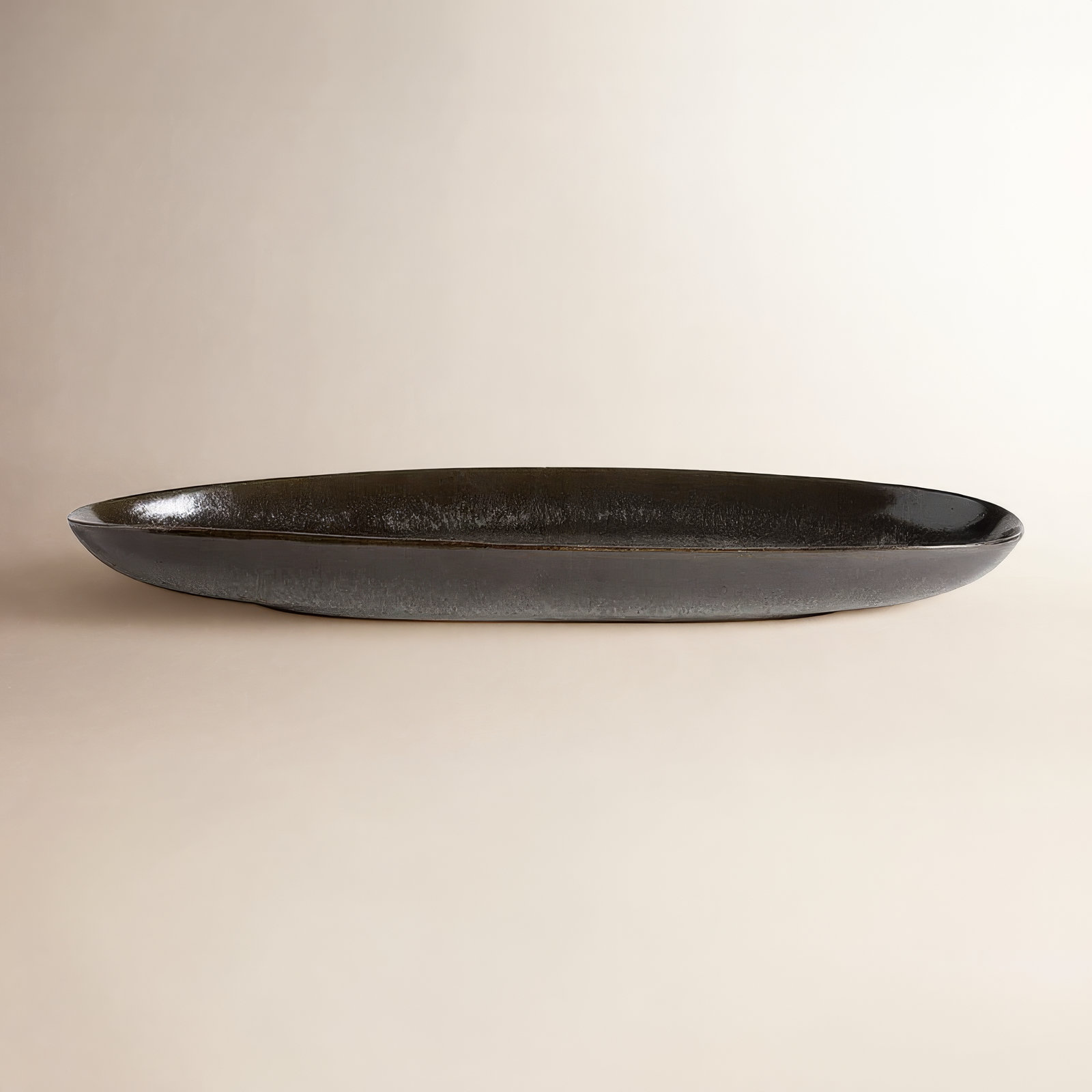 Alyson Ceramic Decorative Tray, Coffee