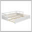Lit de jour extensible avec couchette, lit de jour en bois pour une utilisation compacte et polyvalente dans n'importe quelle maison-805255164