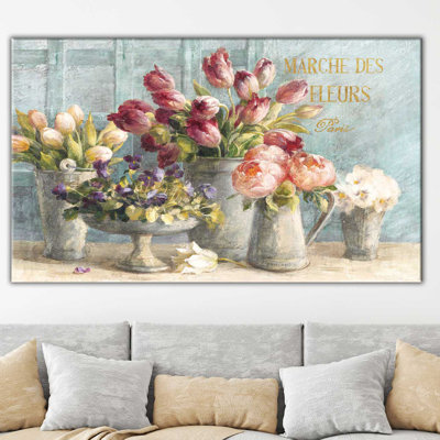 " Marche Des Fleurs Blue Gold "