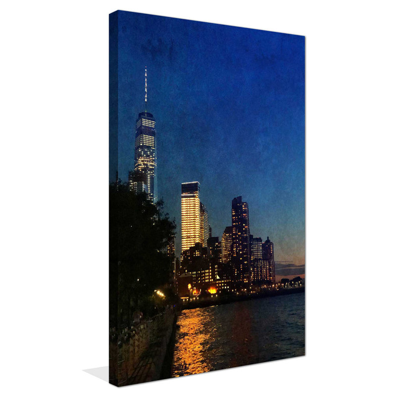 «Evening Walks», reproduction de photo, H 30 po x l 18 po x P 1 po, Toile tendue