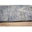 Tapis bleu en laine noué à la main Desert Veil | Tapis Eastern Eastern Rugs