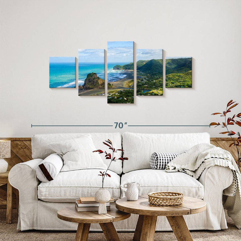 Piha Aydden Scenic View, H 24 po x l 55 po