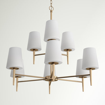 Lustre à niveaux 9 lumières Erlandson