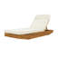 Chaise longue d'extérieur en bois d'acacia moderne-160872268