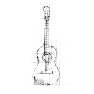 Dessin de guitare